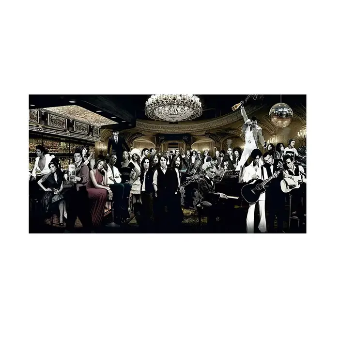 Affiches et imprimés de film classique, toile d'étoile de musique, images d'art murales, imprimés su