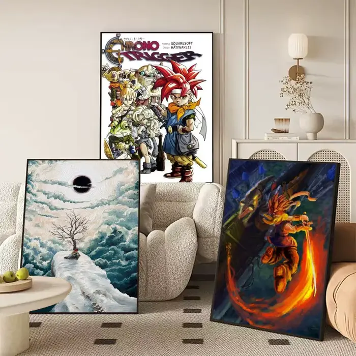 Poster RPG Chrono Trigger-T, artisanat, jeu de rôle, cadeau avec impressions, décoration pour la maison, la chambre à coucher, le salon, promotion et exposition