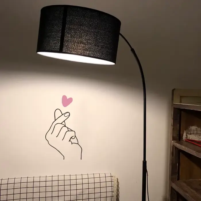 Offre spéciale autocollant Mural geste d'amour romantique salle