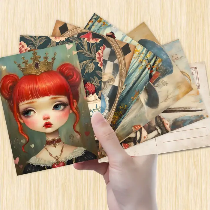 32 pièces, cartes postales Alice au pays des merveilles