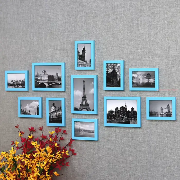 Ensemble de cadres photo d'architecture