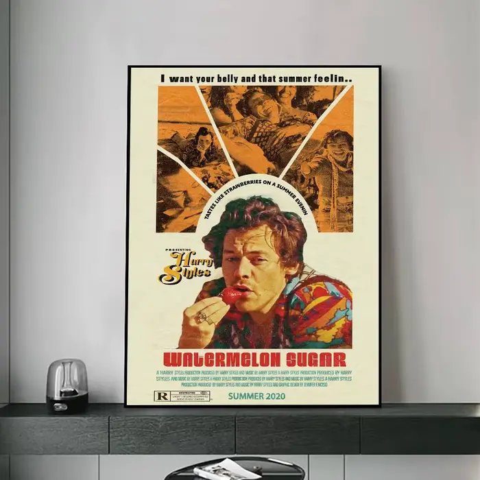 Affiche H-Harrys Singer Styles pour la décoration moderne dans les bureaux à domicile, les chambres