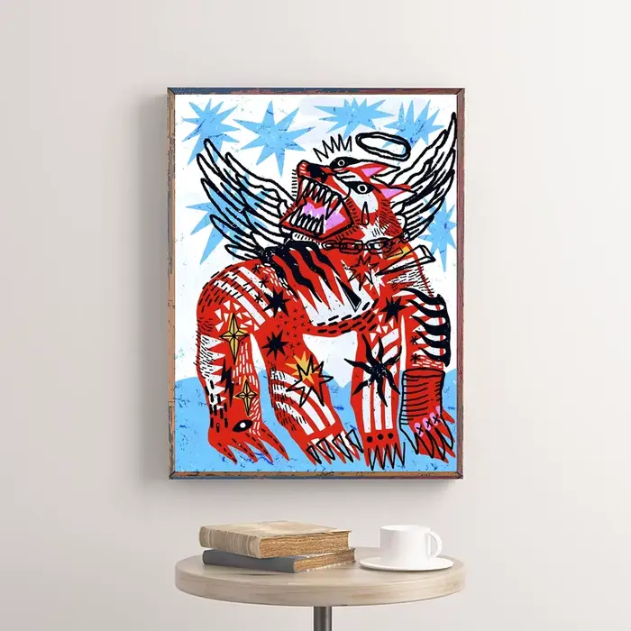 Affiche d'illustration classique abstraite