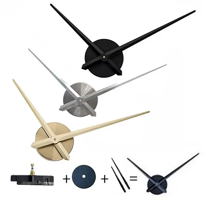 Nouvelle Grande Horloge Murale 3D Moderne pour la Décoration Intérieure