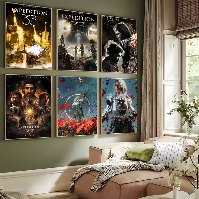 Affiche murale Clair O-obscur E-expedition 33 en toile HD