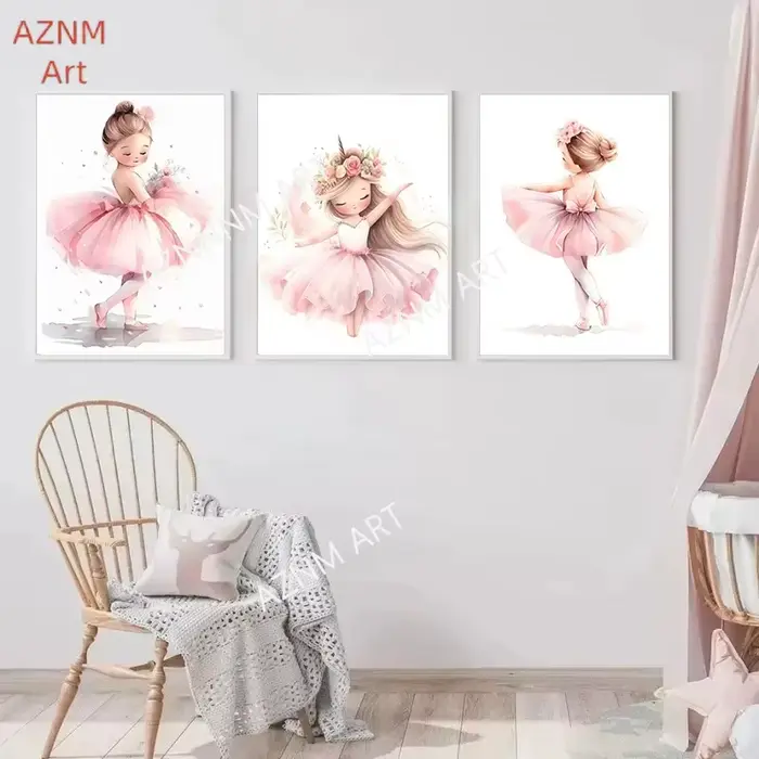 Affiche décorative en toile pour chambre d'enfant