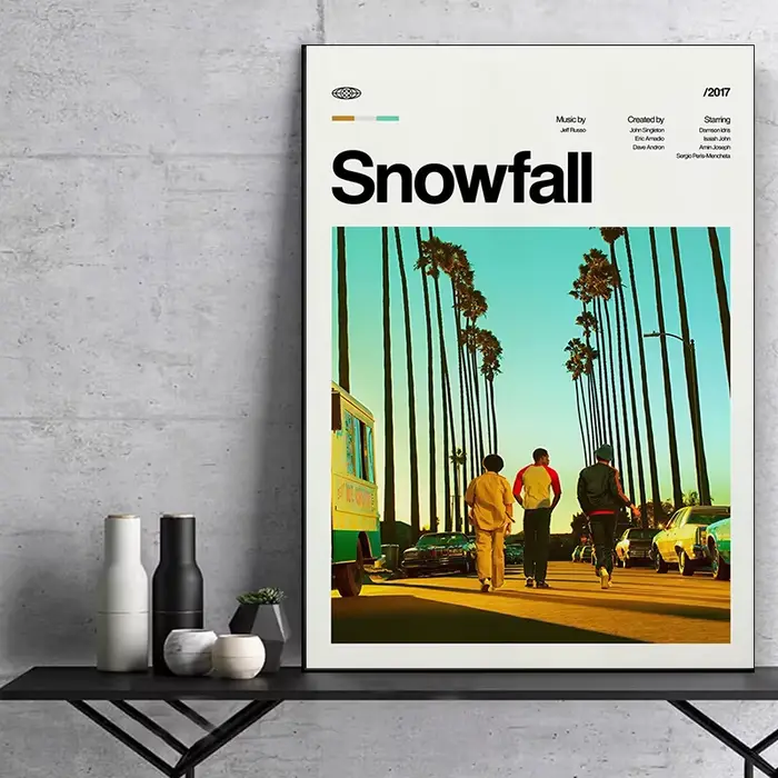 Collection d'affiches de films et de séries TV modernes