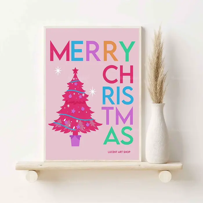 Affiche de joyeux Noël pour la décoration de la maison