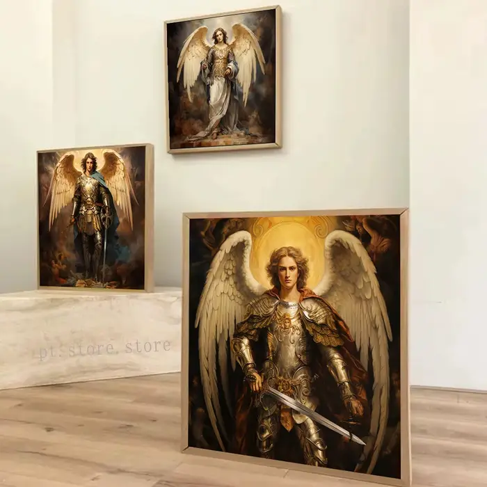 Affiche Vintage archange saint Michael