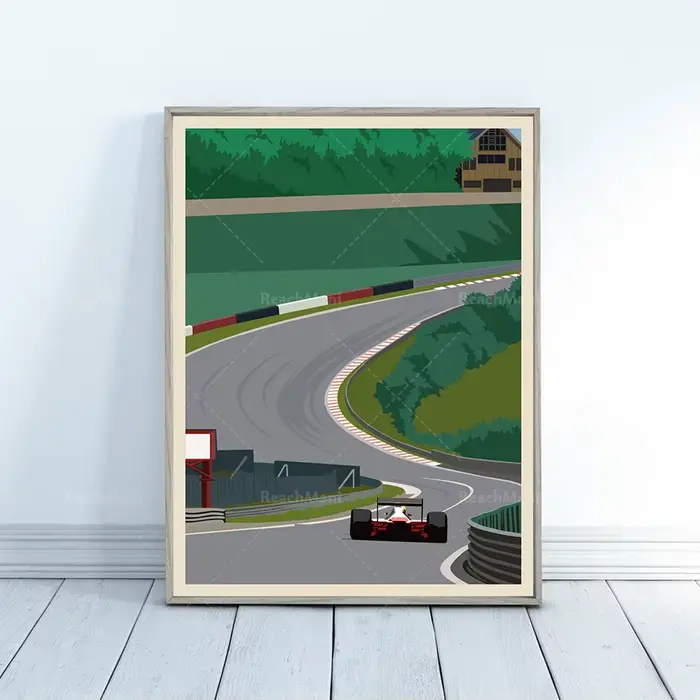 Affiche de Formule 1 avec Impression Murale, Grand Master, Monaco Tour