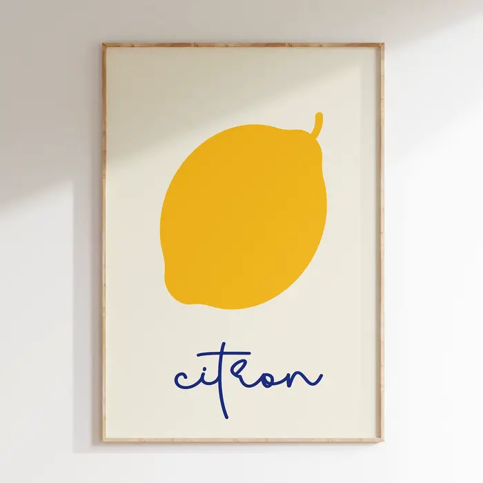 Impression d'art mural minimaliste moderne