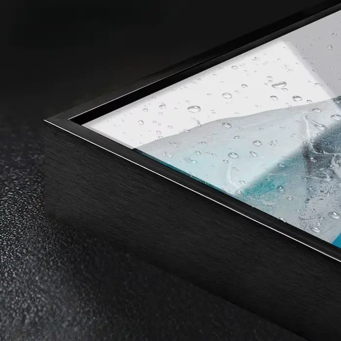 Cadre décoratif en alliage d'aluminium pour photo