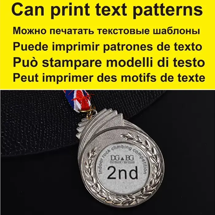 Médaille de Ping-Pong or argent Bronze 1er 2ème 3ème prix de Tennis de Table ruban Antique lumineux Souvenir cadeau école Sport