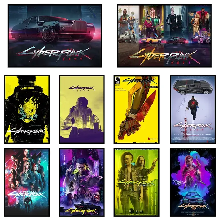 Affiche murale Cyberpunk 2077