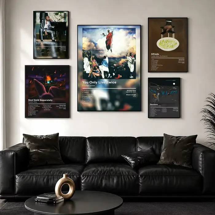 Affiche décorative murale de rappeur