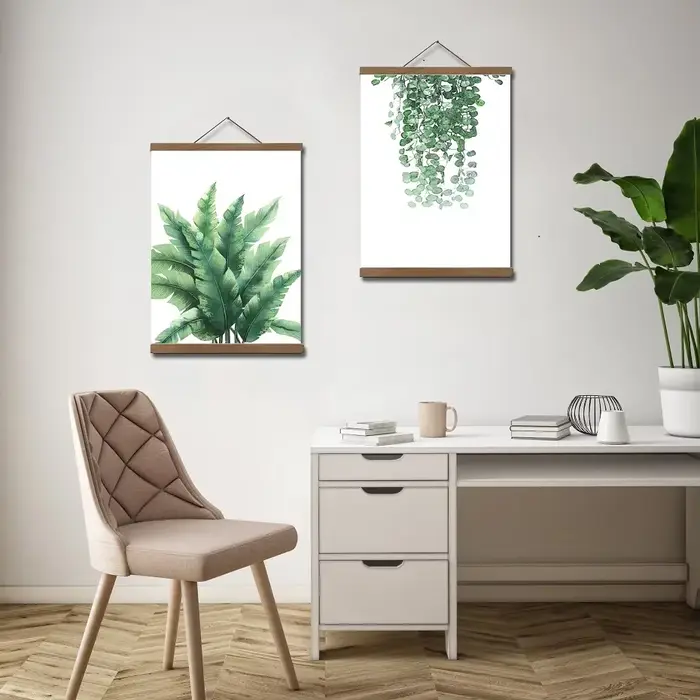 Cadre Photo suspendu magnétique multifonctionnel-porte-affiche