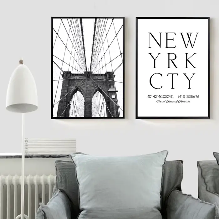 Affiche d'art de la ville de New York