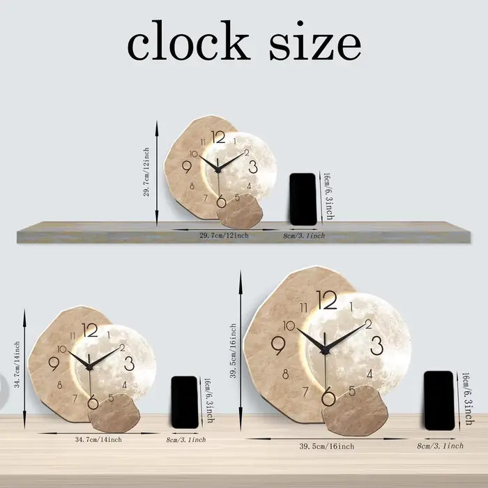 Horloge murale moderne simple et silencieuse