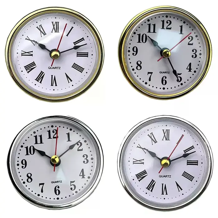 Horloge artisanale à mouvement à quartz