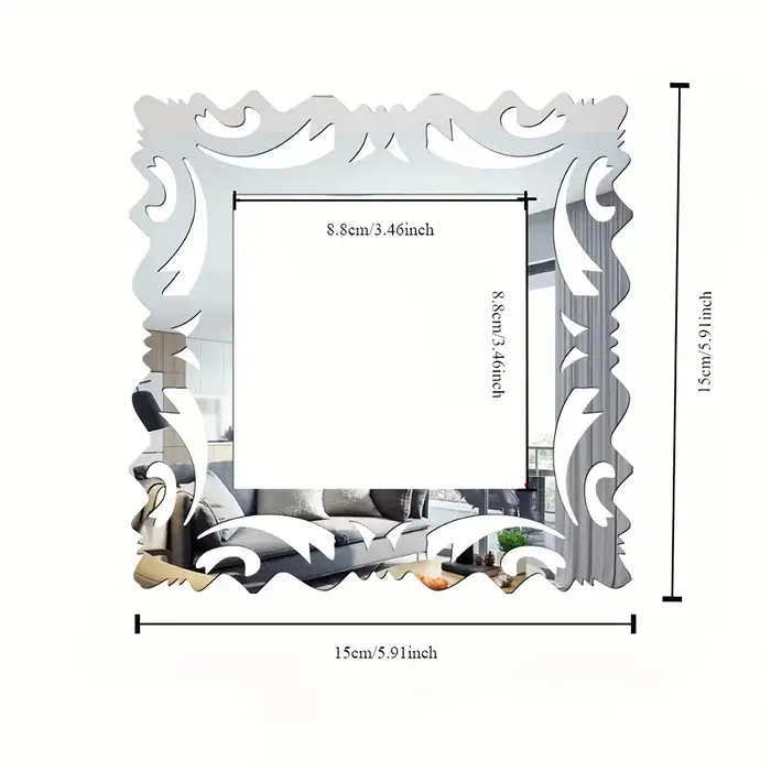 4 pièces 15X15cm interrupteur autocollant décor à la maison Stickers muraux
