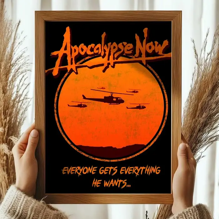 Affiche de film classique Apocalypse Now, affiche artistique HD, autocollante, imperméable, pour la