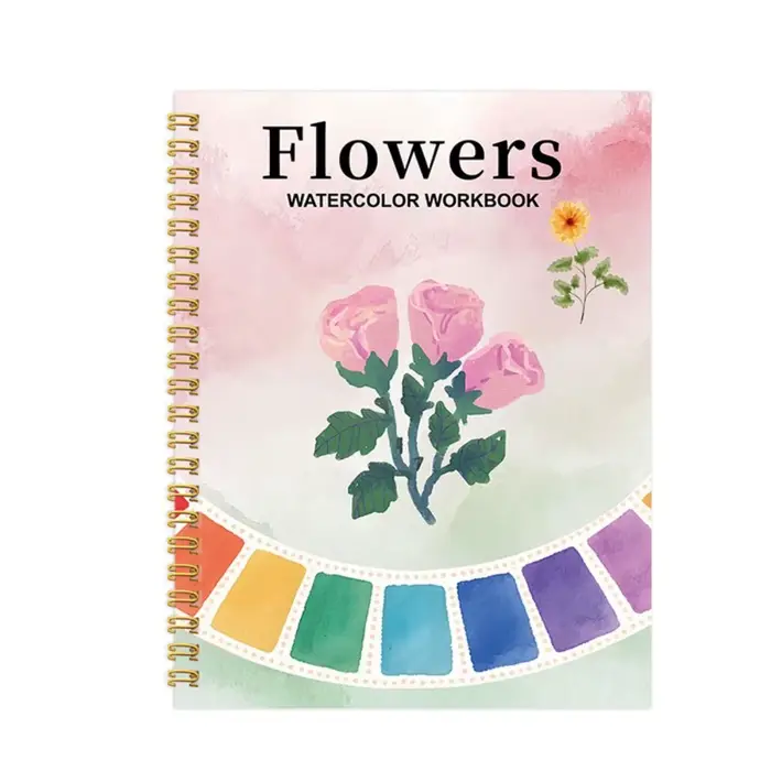 Cahier d'exercices d'aquarelle adapté aux débutants