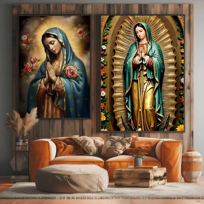 Peinture de la Vierge de Guadalupe