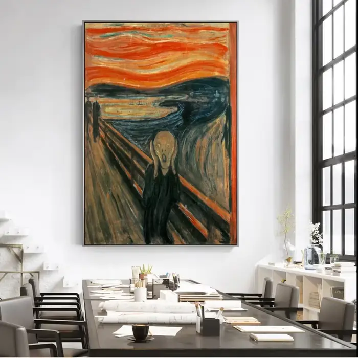 Edvard Munch The Scream Célèbre Toile Art
