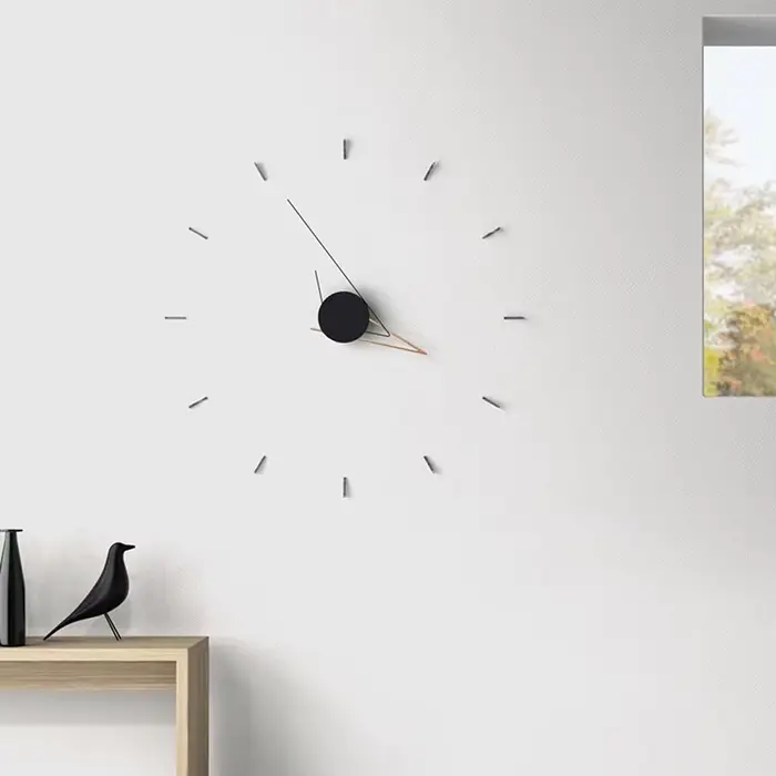 Horloge murale bricolage Art personnalisé décorer muet décoration