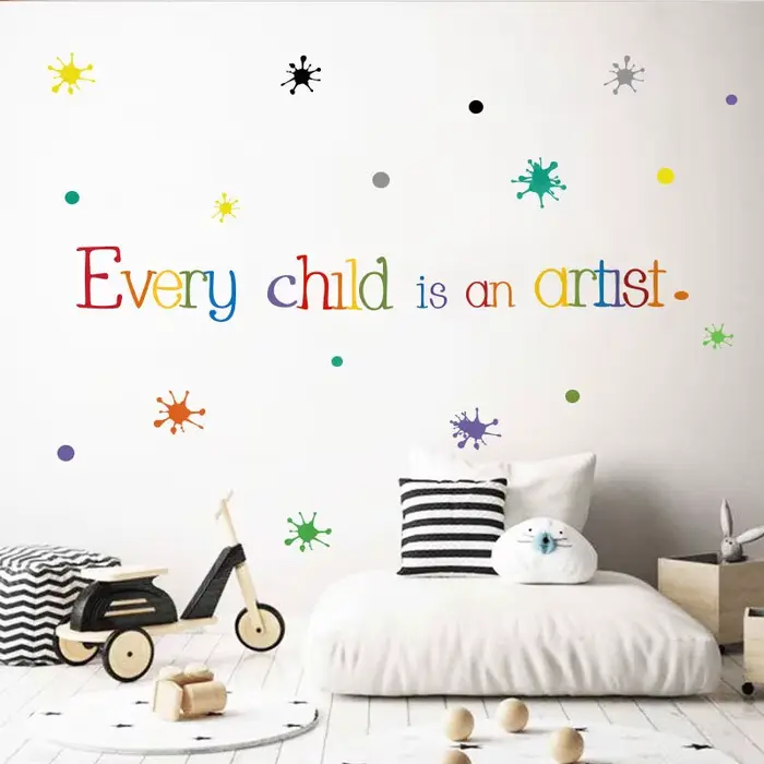 Autocollant Mural coloré pour chaque enfant