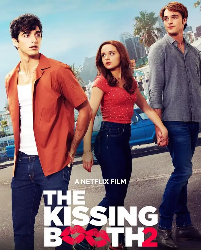 Affiche en soie pour film The Kissing Booth (2018)