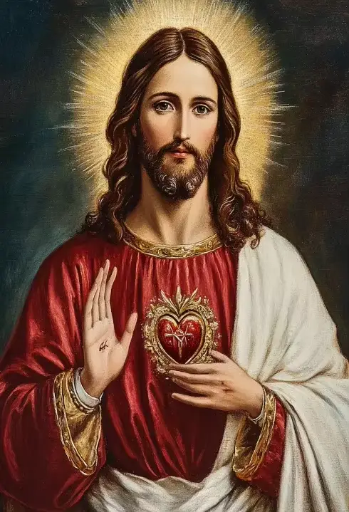 Affiches et impressions d'art du Sacré-Cœur de Jésus, peintures sur toile de la Vierge Marie pure ca