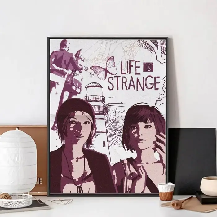 La vie est étrange la tempête jeu affiche Club Bar Vintage
