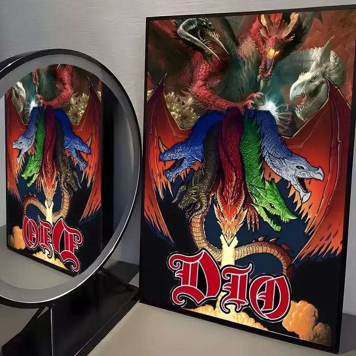 Rock Band Cool d-dio affiche Premium esthétique imperméable pour salon Bar maison décor moderne mur