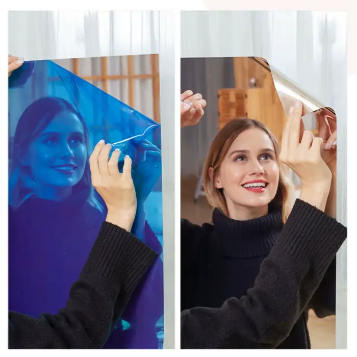 Grand Rouleau d'Autocollant Mural Miroir