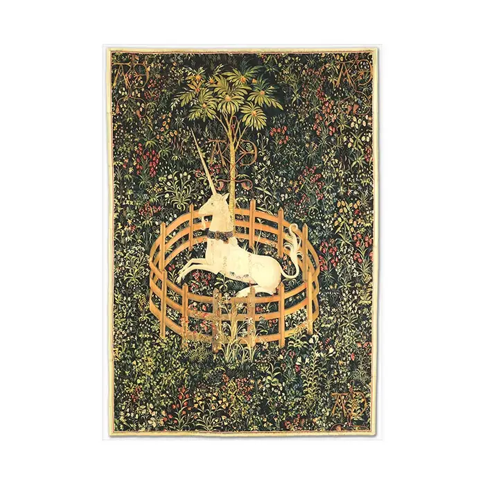 Tapisserie de style médiéval Renaissance, photos d'art mural Vintage, peintures d'art classiques ant