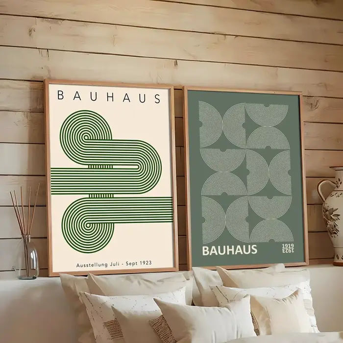 Bauhaus – affiche murale moderne en PVC
