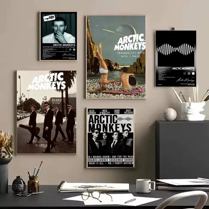 Affiche de groupe de rock A-Arctic Monkeys