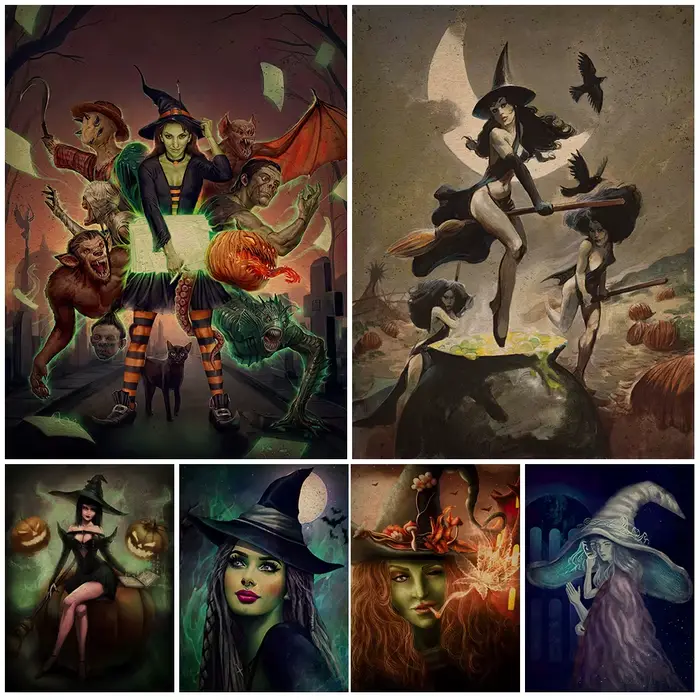 Toile d'art mural Vintage Hex Of The Wicked Witch