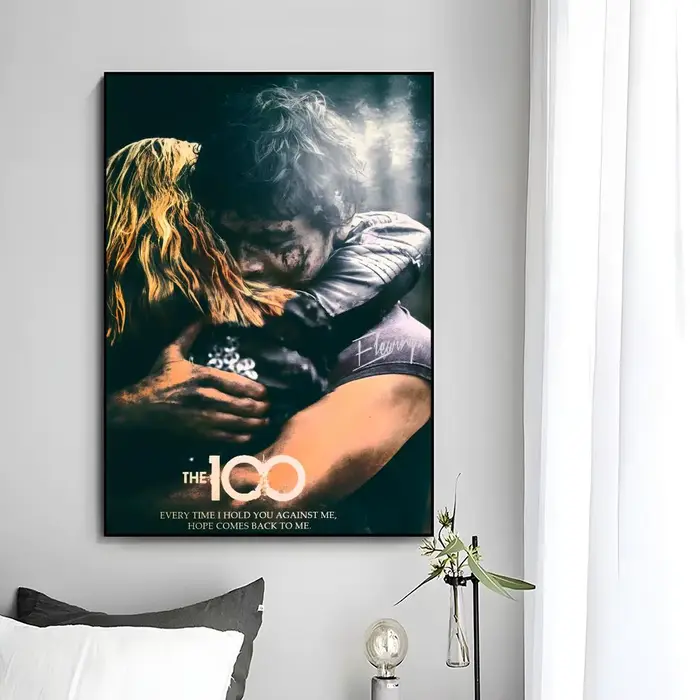 Affiche murale de la série télévisée The 100, impression artistique, peinture murale décorative, déc