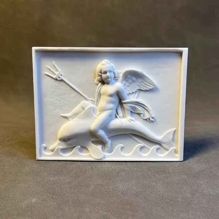 Sculpture en Relief d'ange