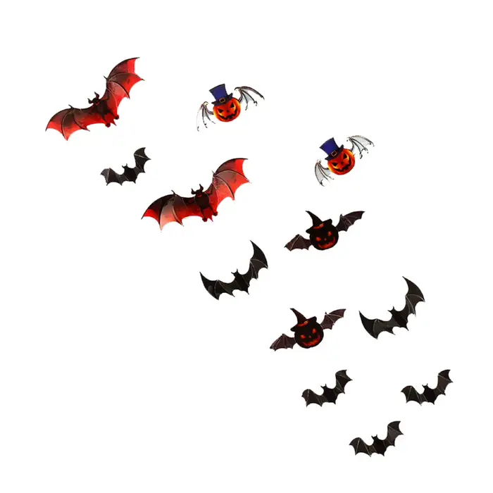 Autocollant mural chauve-souris 3D