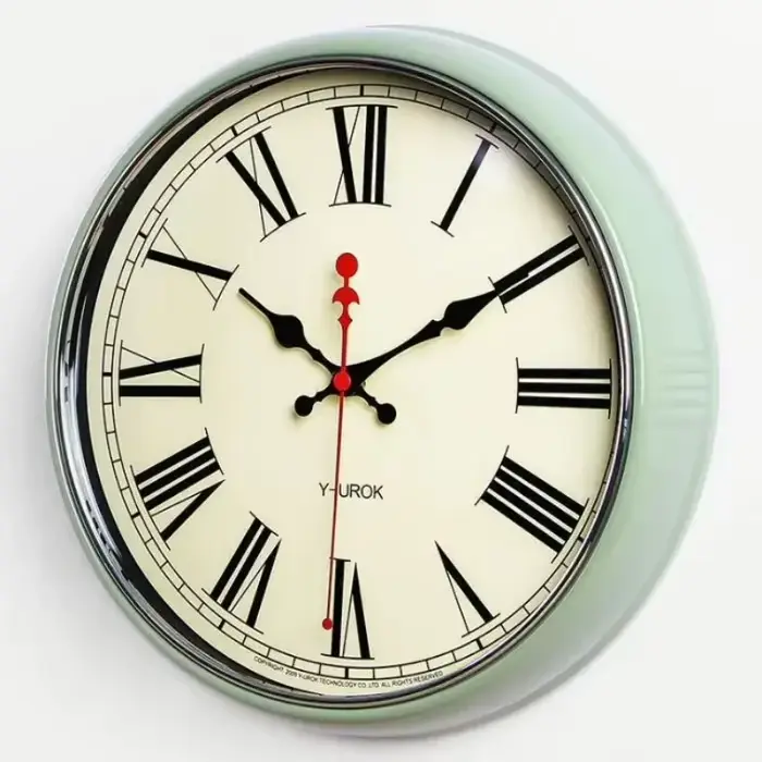 Grande Horloge Murale Américaine, Vintage, Shabby Chic, Salon, Rétro, Décoration de Maison, Chambre à Coucher, Bar Décoratif, Cadeau, SC624