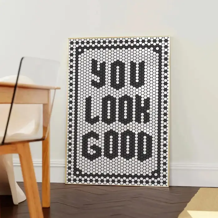 Affiche esthétique rétro tendance