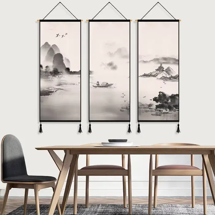 Peinture décorative de paysage chinois