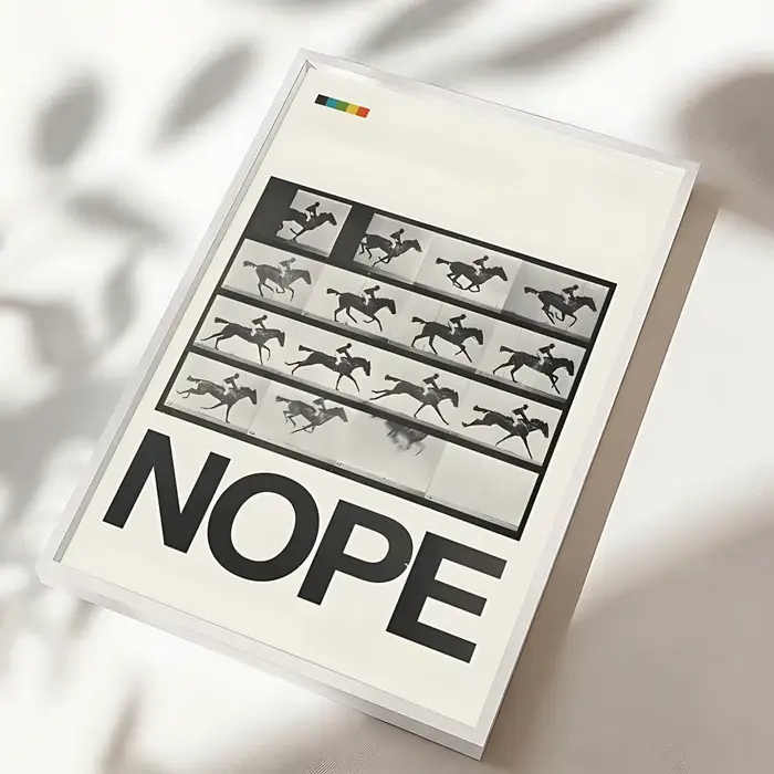 Affiche murale autocollante HD du film N-Nope