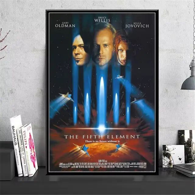 Affiche de film le cinquième élément, toile imprimée, décor mural, images de maison, peintures scien