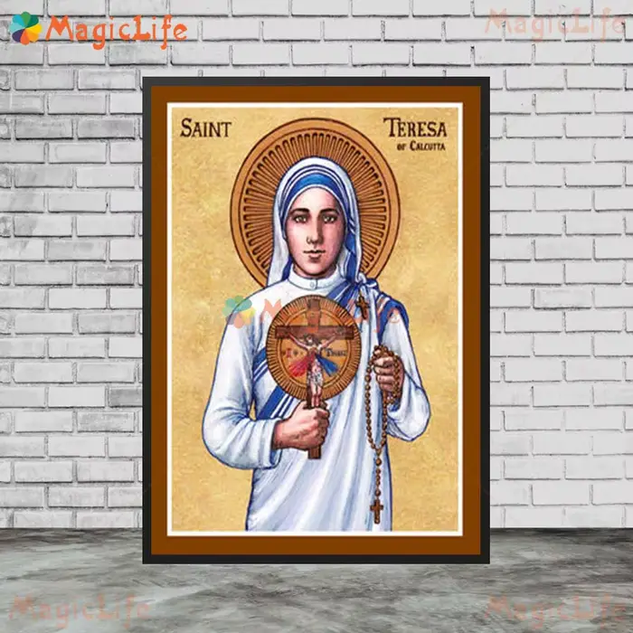 Peinture murale sur toile de la religion Sainte Anne