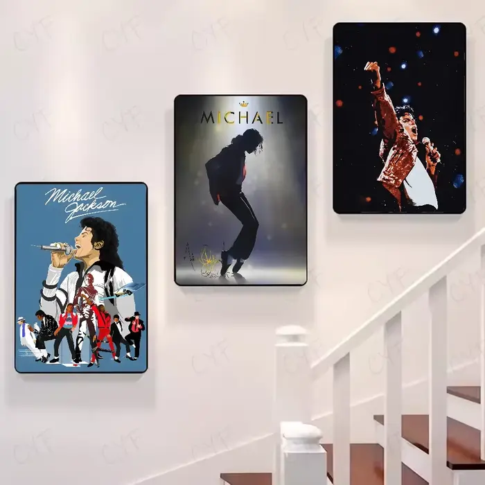 Peinture sur toile de musiciens et chanteurs