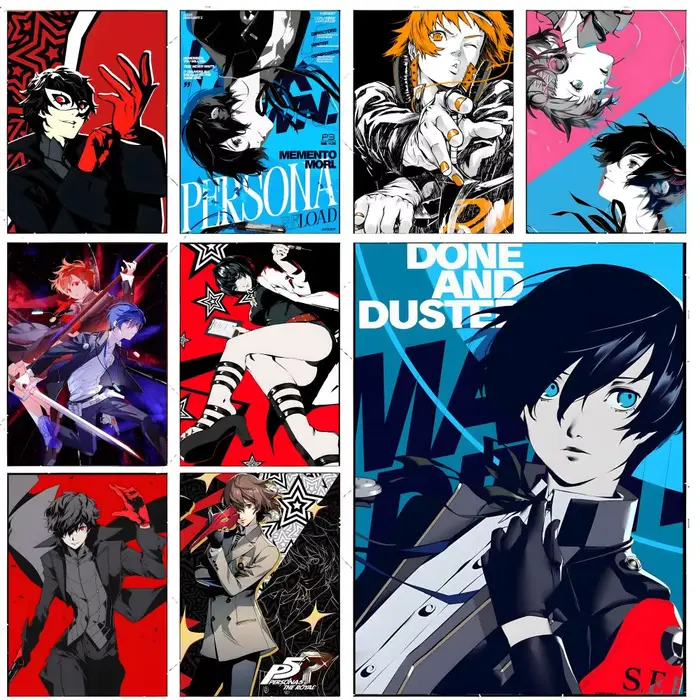 Affiche de la série de jeux Persona